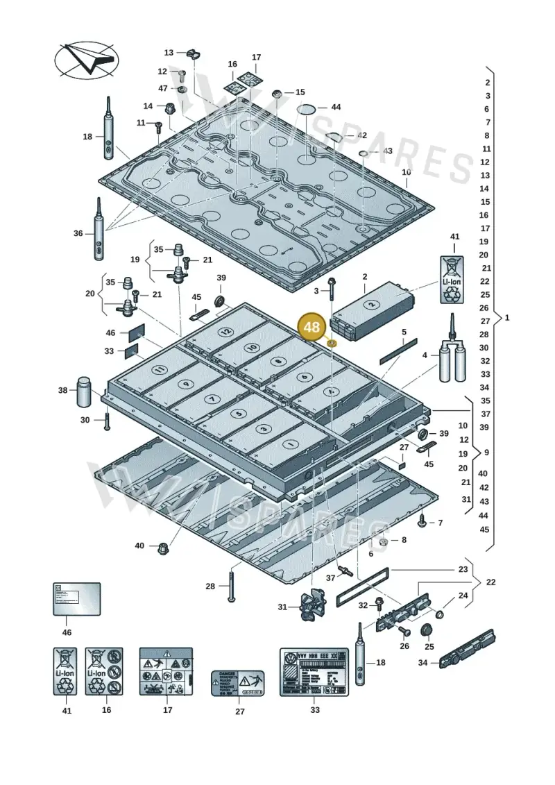 N0222263 — SEAT CUPRA Tavascan (2023-) diagram 082915051, position 48