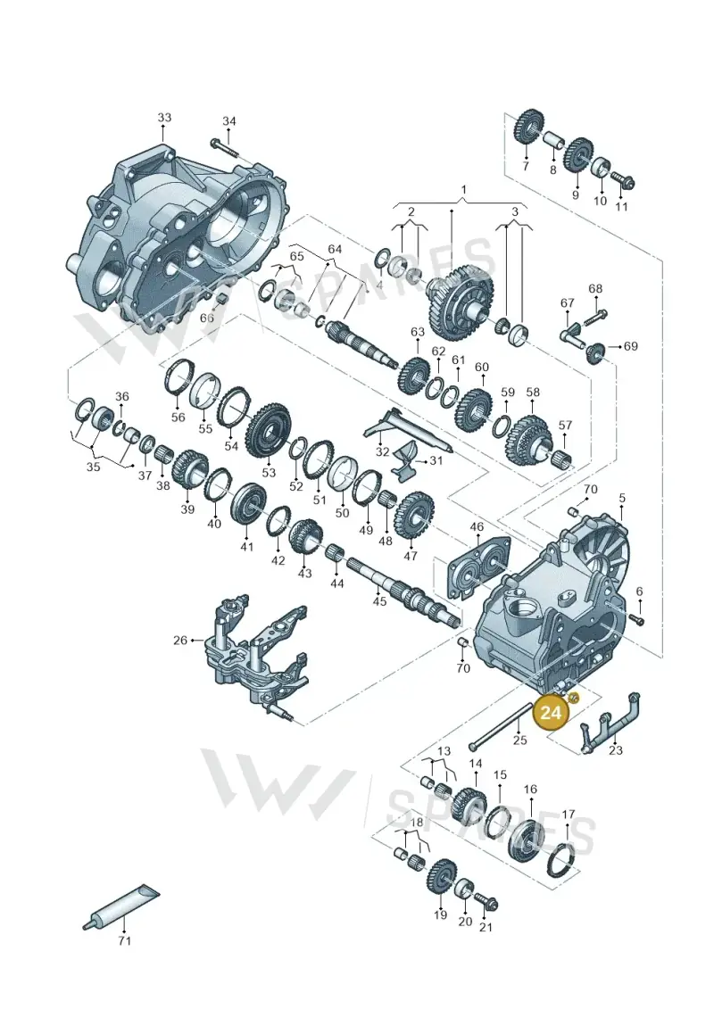N02300313 — Volkswagen Taigo (2021-2024) diagram 827310030, position 24
