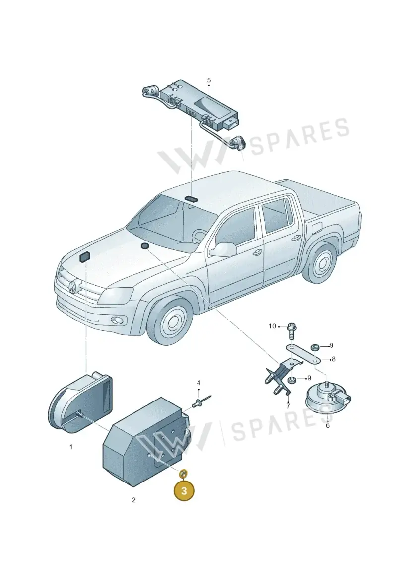 N02300314 — Volkswagen Amarok twin cab (2022-) diagram 749951200, position 3