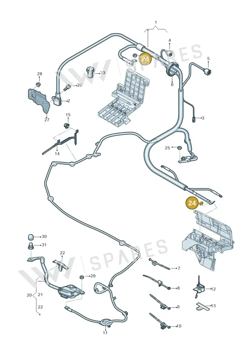 N02300316 — Audi Q8 (2018-2025) diagram 859972040, position 24