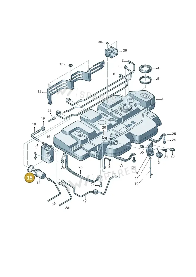 N0245047 — Volkswagen Transp. caravelle (2011-2015) diagram 731201480, position 15