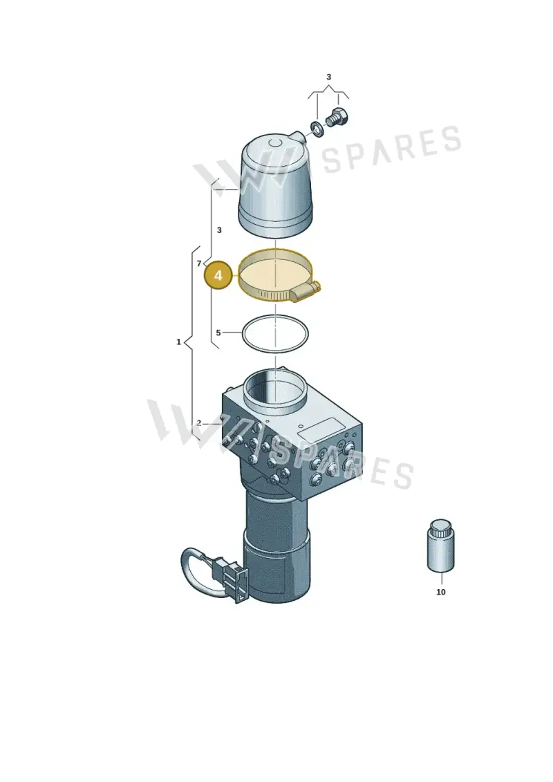 N0245047 — Volkswagen Multivan (2021-) diagram 7t0875350, position 4