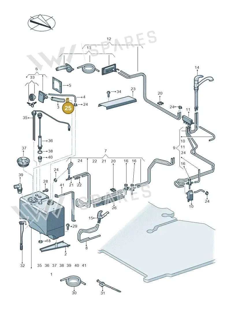 N0245076 — Volkswagen MAN TGE 55 (2016-2021) diagram 806068030, position 25