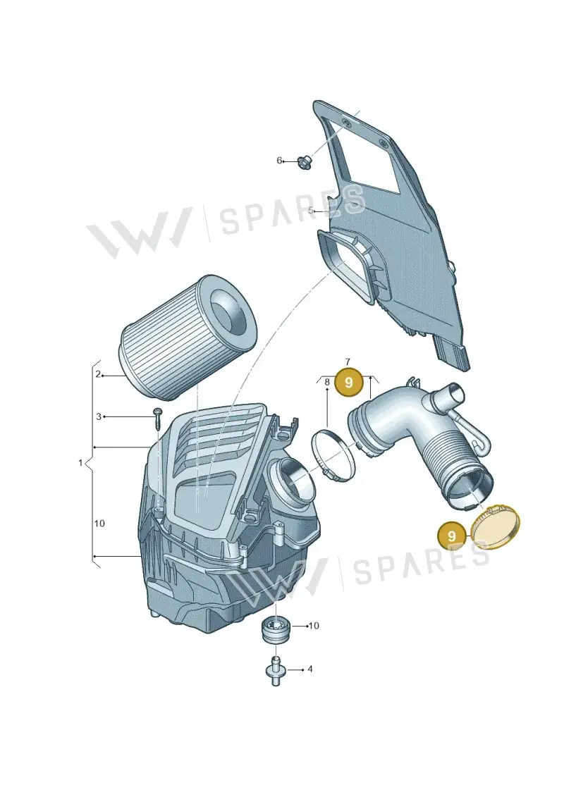 N0245225 — Audi A8 (2017-2025) diagram 838133000, position 9