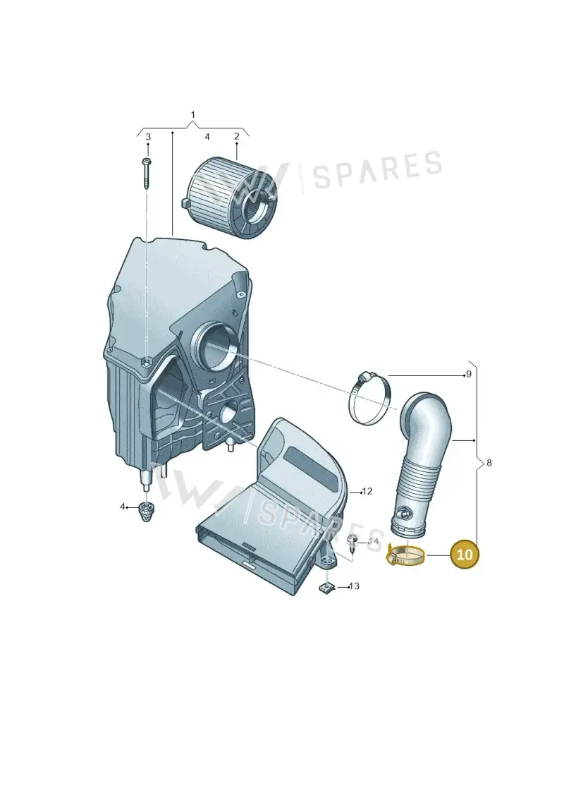 N0245225 — Audi Q5 (2016-2025) diagram 896133200, position 10