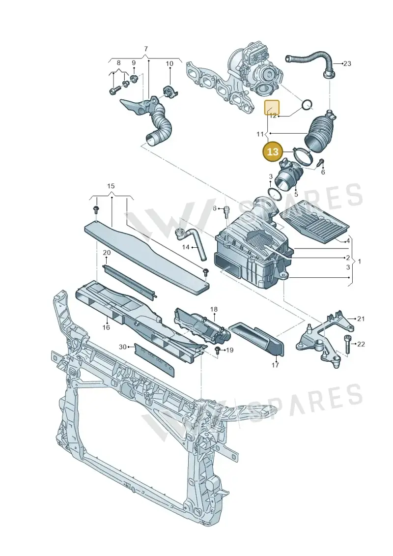 N0245226 — Volkswagen Passat estate (2023-) diagram 793129060, position 13