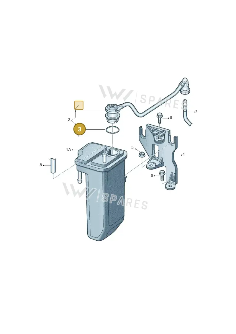 N0282231 — Volkswagen Scirocco 2.0 (2014-2017) diagram 712201800, position 3