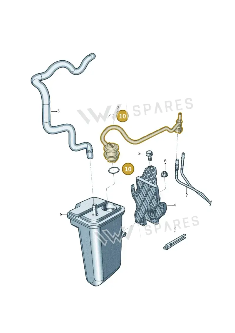 N0282231 — Volkswagen Beetle (2016-2019) diagram 801201950, position 10