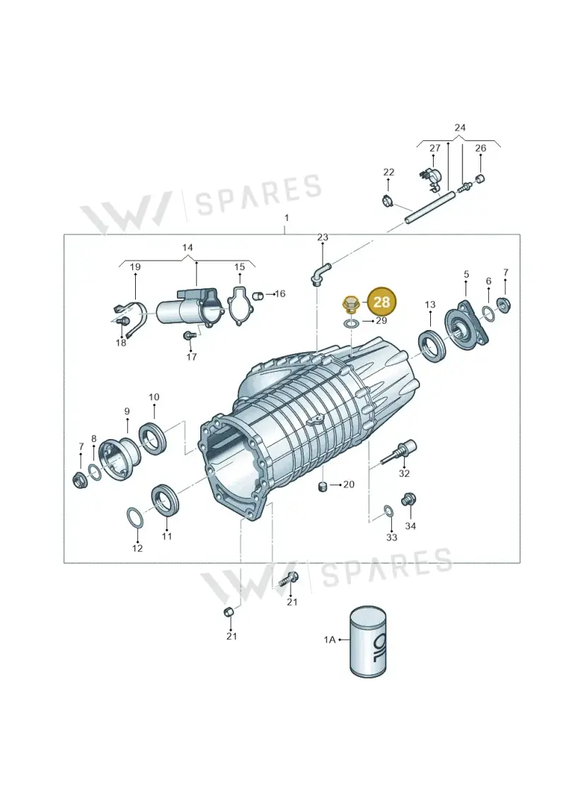 N0297042 — Volkswagen Touareg                08> (2007-) diagram 274341150, position 28