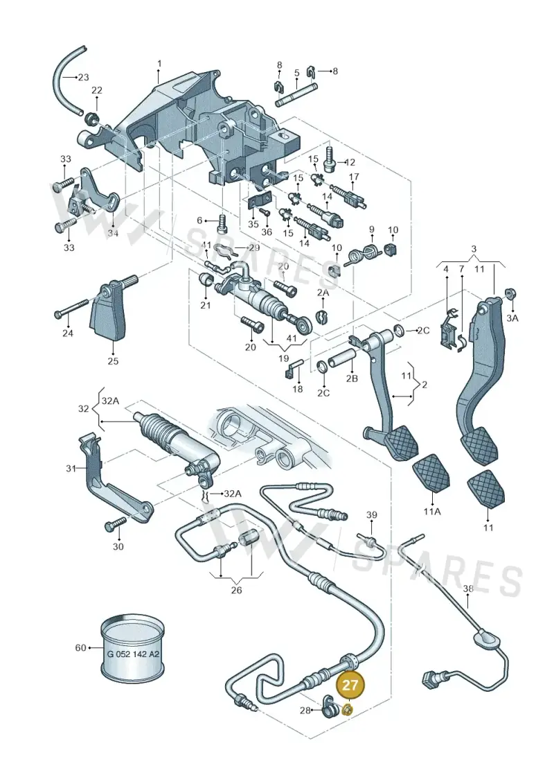 N0386024 — Skoda SUPERB                 02> (2001-) diagram 156721250, position 27