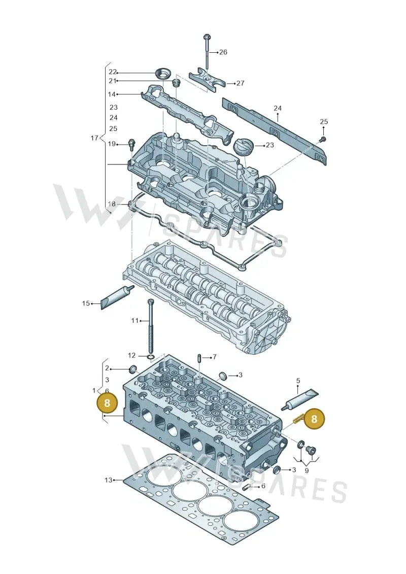 N0444415 — Volkswagen Passat estate (2023-) diagram 793103066, position 8