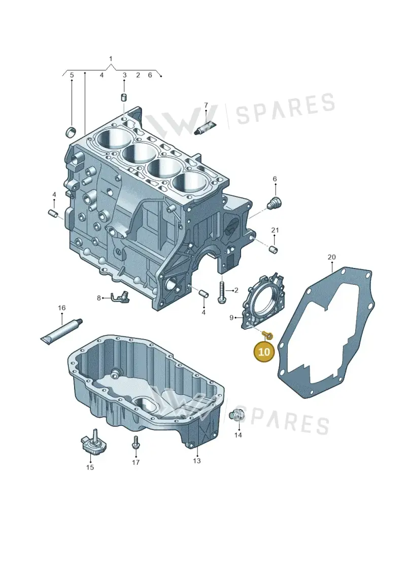 N0902619 — Volkswagen Beetle (2016-2019) diagram 689103050, position 10