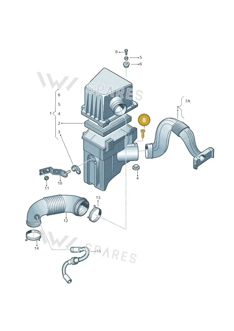 N0902985 — Skoda Fabia Ambiente (2009-2013) diagram 225129220, position 8