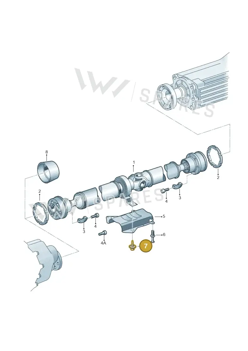 N10006706 — Audi R8 qu. 5.2 (2012-2015) diagram 249521100, position 7