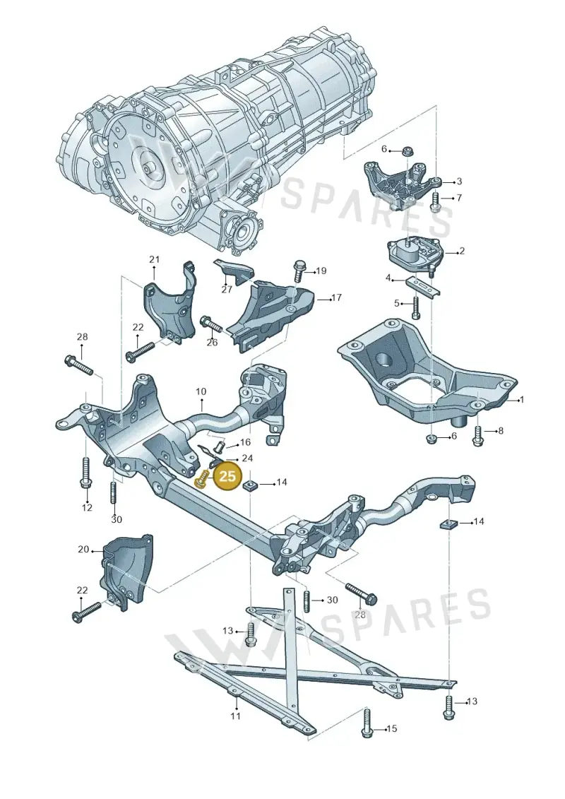 N10009209 — Audi Q5 qu. 2.0 TDI (2012-2017) diagram 751399300, position 25