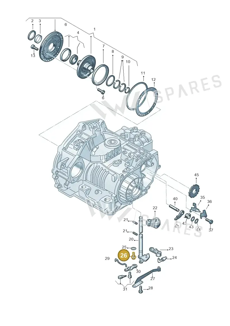 N10029201 — Volkswagen New Beetle             06> (2005-) diagram 167321550, position 26
