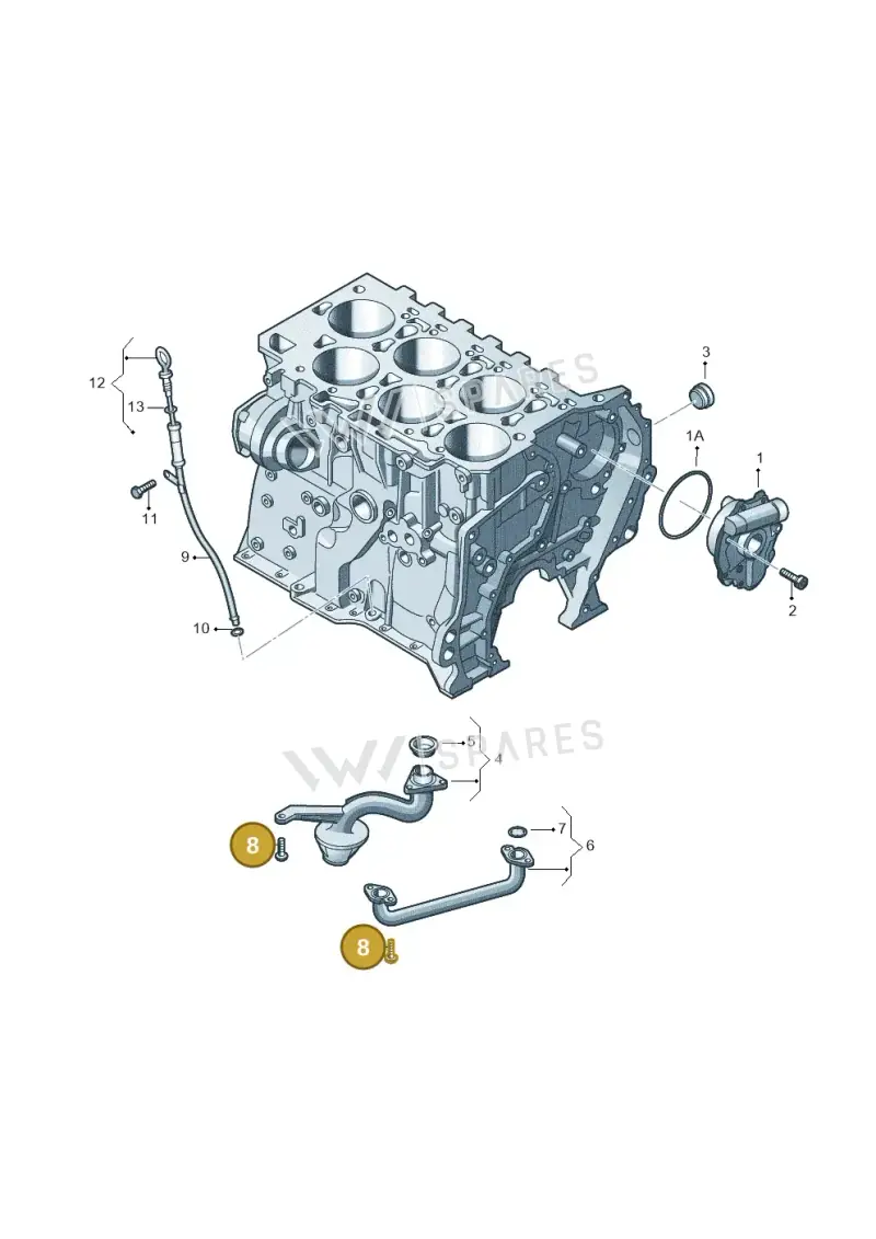 N10029205 — Volkswagen Touareg BlueMotion (2014-2018) diagram 460115400, position 8