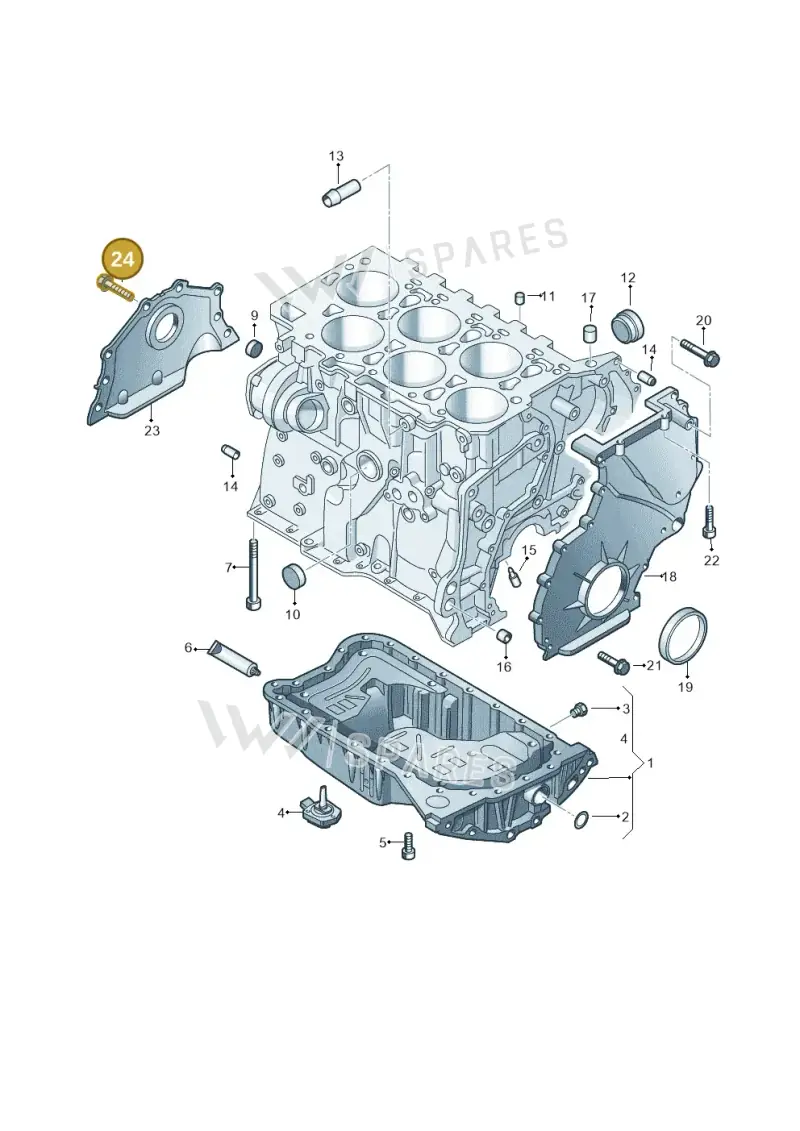 N10029205 — Volkswagen Passat CC (2011-2016) diagram 691103200, position 24
