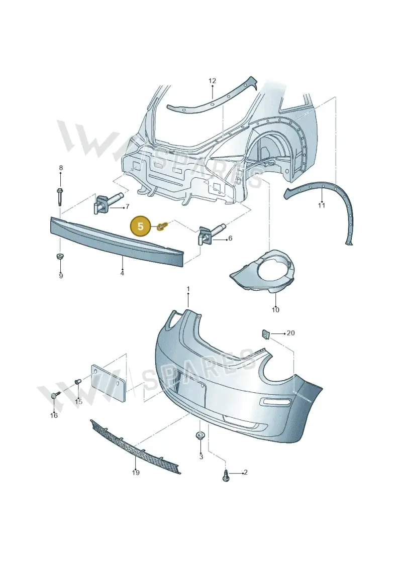 N10063205 — Volkswagen New Beetle             06> (2005-) diagram 467807500, position 5