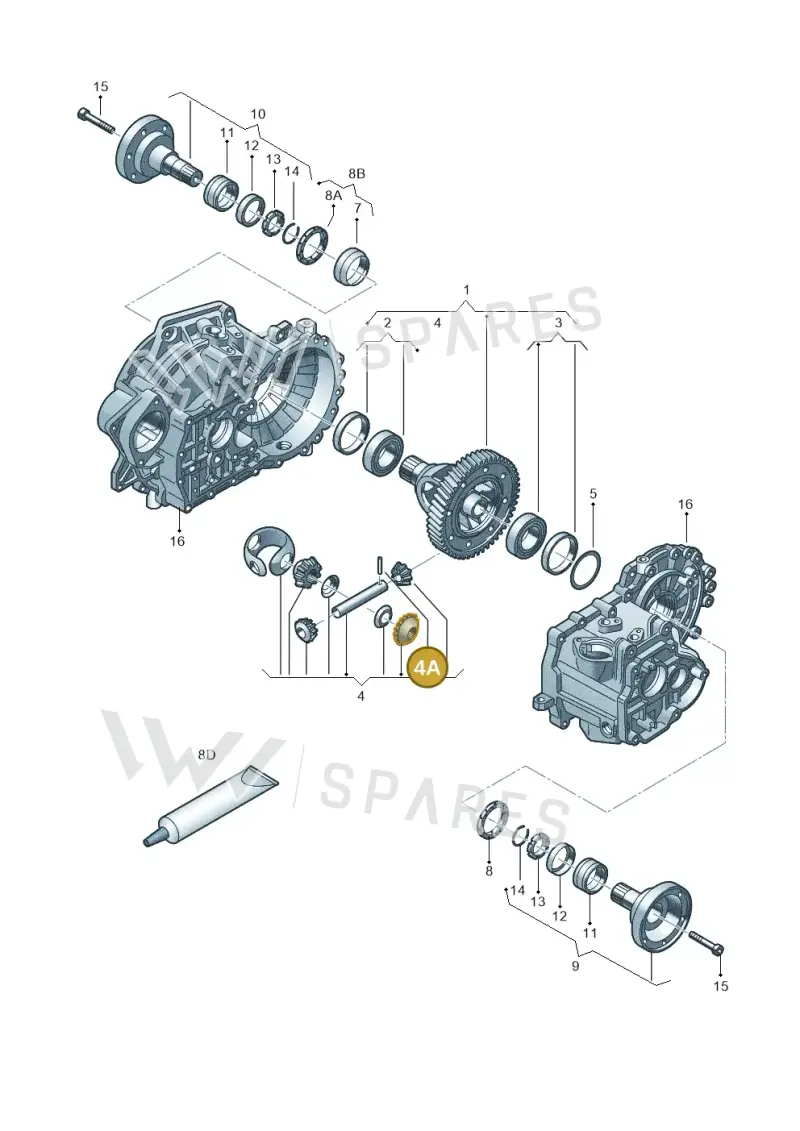 N10072601 — Volkswagen Jetta variant (2009-2014) diagram 420409200, position 4A