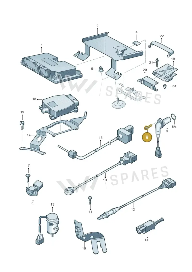 N10104501 — Volkswagen Polo (2008-2009) diagram 253906000, position 9