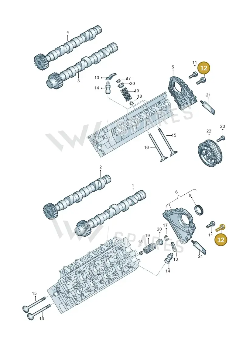 N10117405 — Volkswagen Touareg BlueMotion (2014-2018) diagram 787109500, position 12