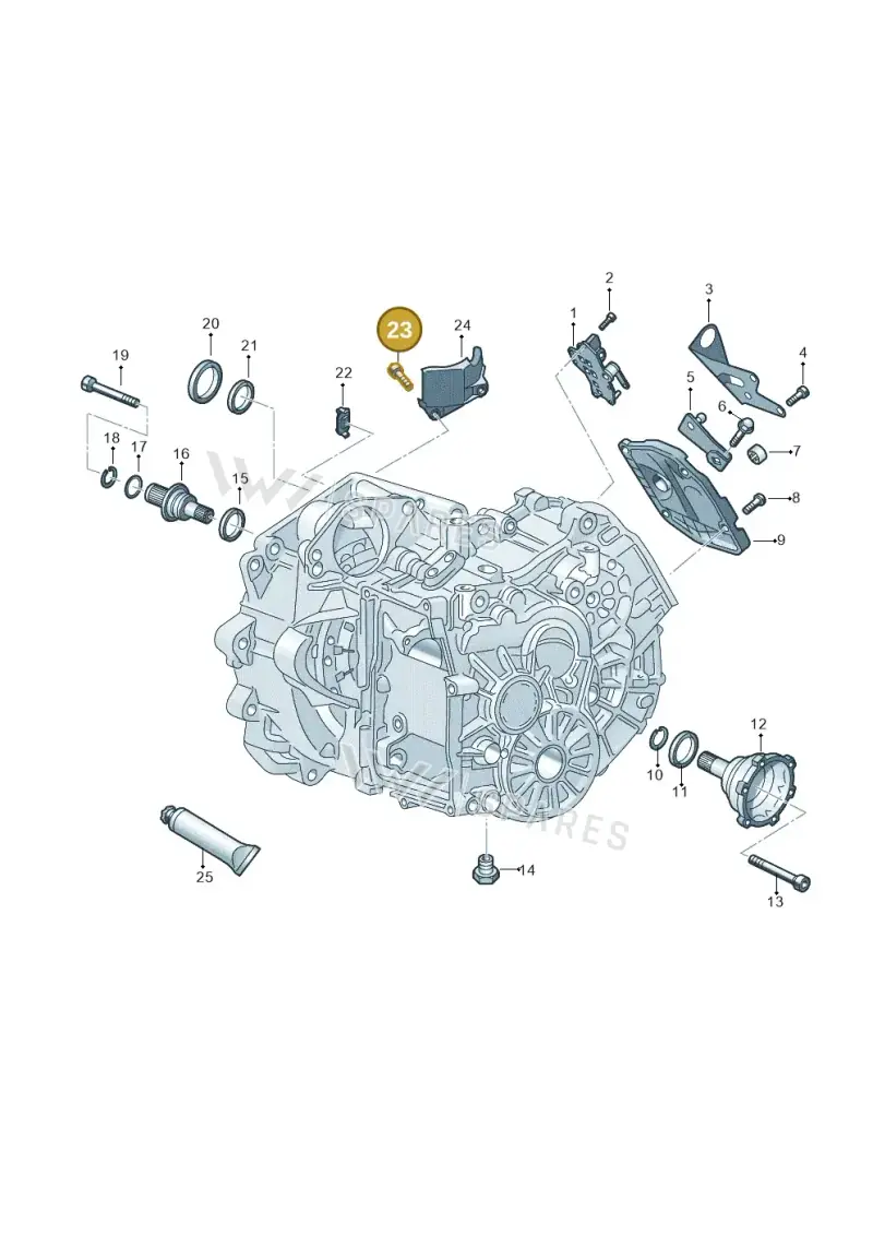 N10124306 — Volkswagen Passat estate (2023-) diagram 827345110, position 23