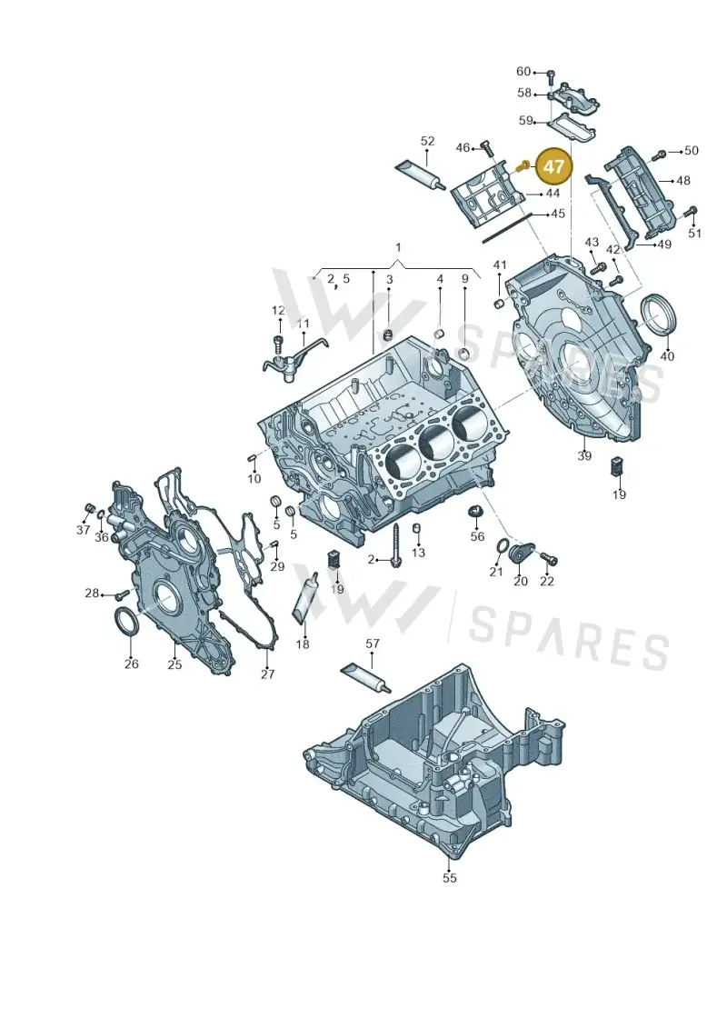 N10124306 — Volkswagen Amarok twin cab (2022-) diagram 894103250, position 47