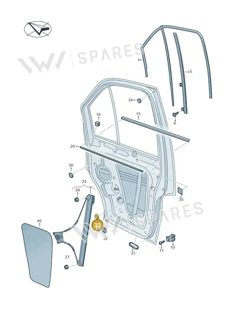 N10138801 — Volkswagen MAN TGE 35 (2016-2021) diagram 806837600, position 33