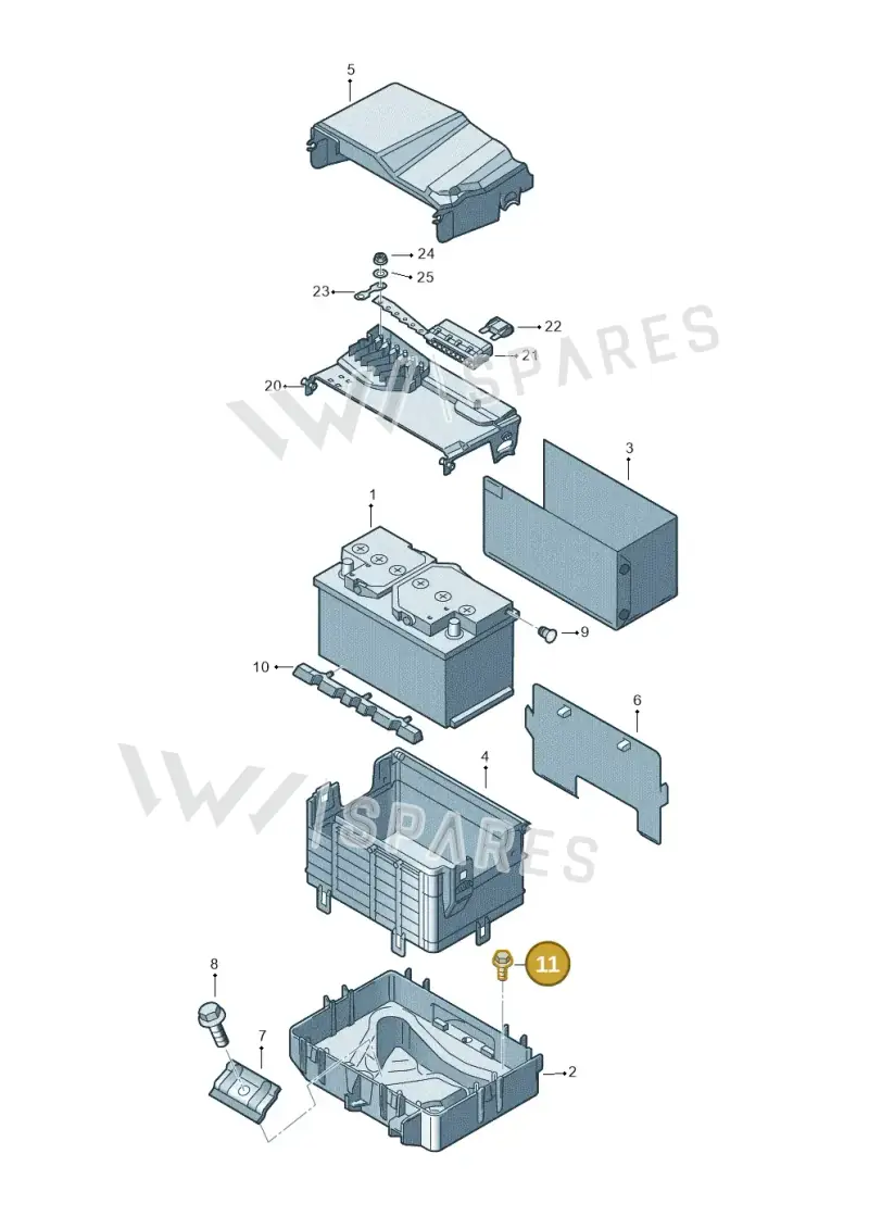 N10195301 — SEAT IBIZA                  06> (2005-) diagram 210915000, position 11