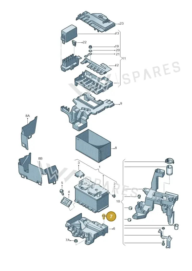 N10195301 — SEAT Ibiza (2012-) diagram 672915200, position 7