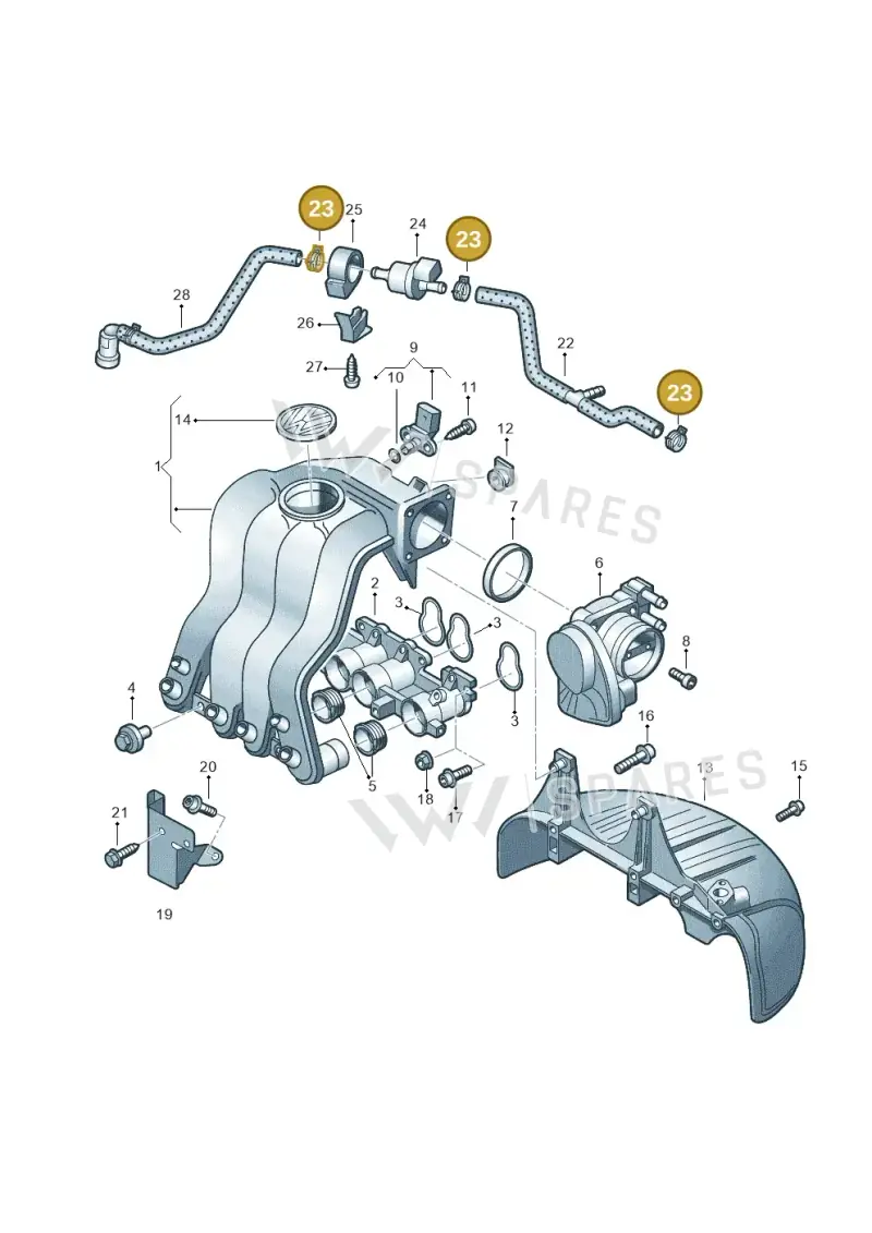 N10196901 — Volkswagen Caddy Maxi Kombi (2010-2015) diagram 477133350, position 23
