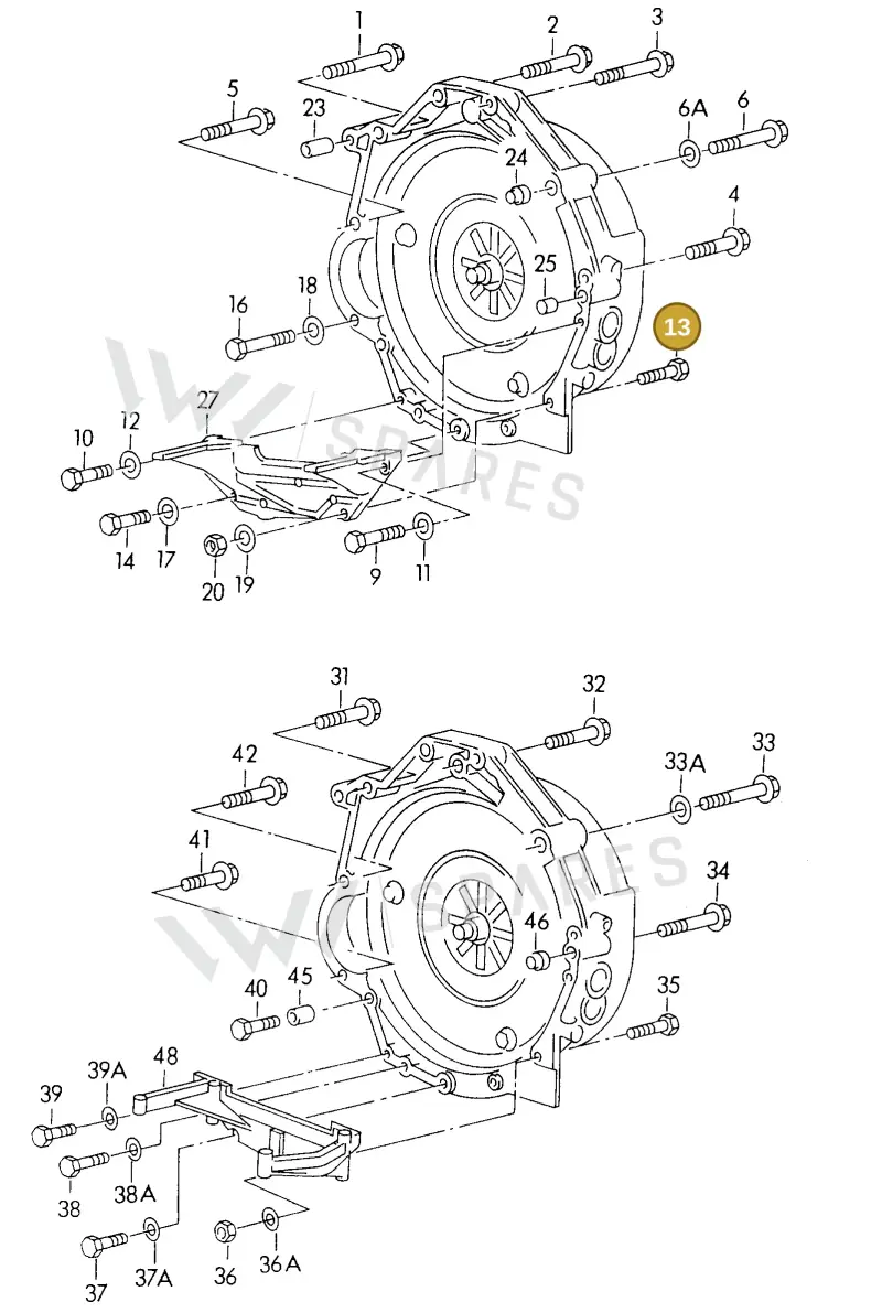 N10197211 — Audi 90                93 (1992-1993) diagram 149300800, position 13