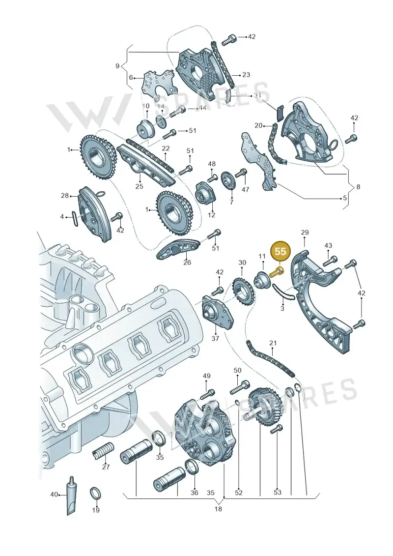 N10197211 — Audi A7 Sportback (2014-2018) diagram 771109350, position 55