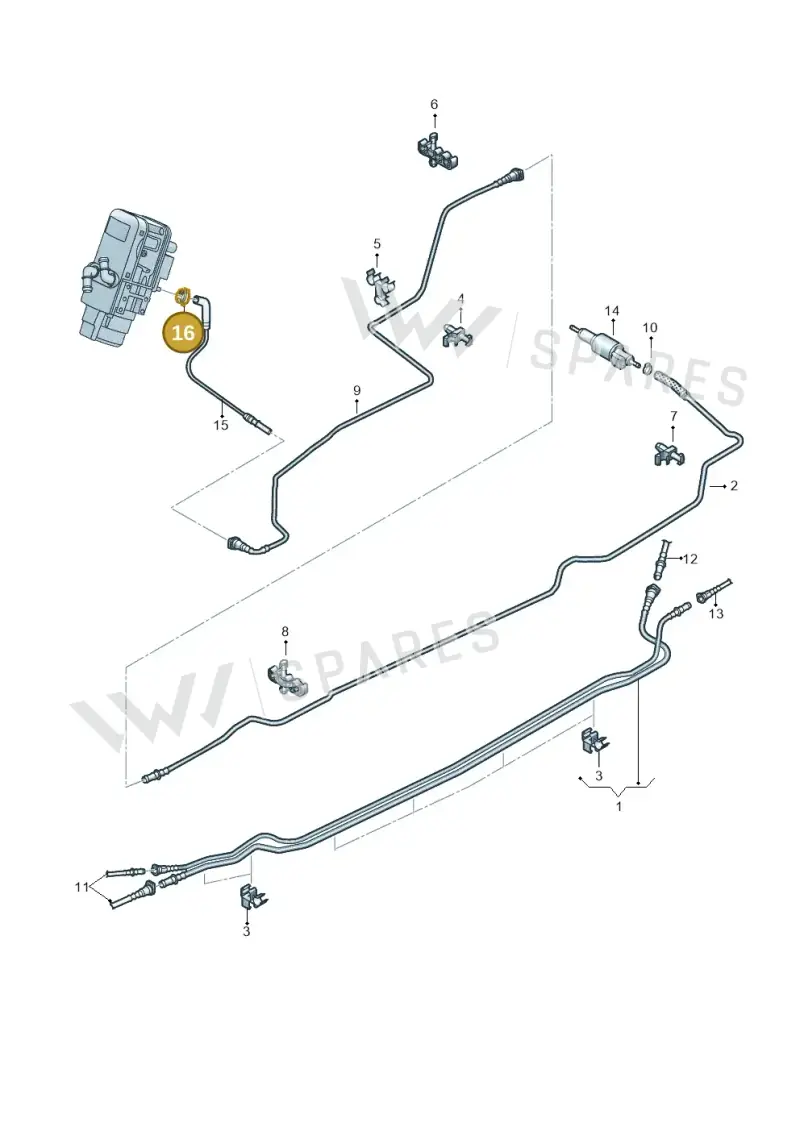 N10198101 — Volkswagen Amarok twin cab (2022-) diagram 894201250, position 16