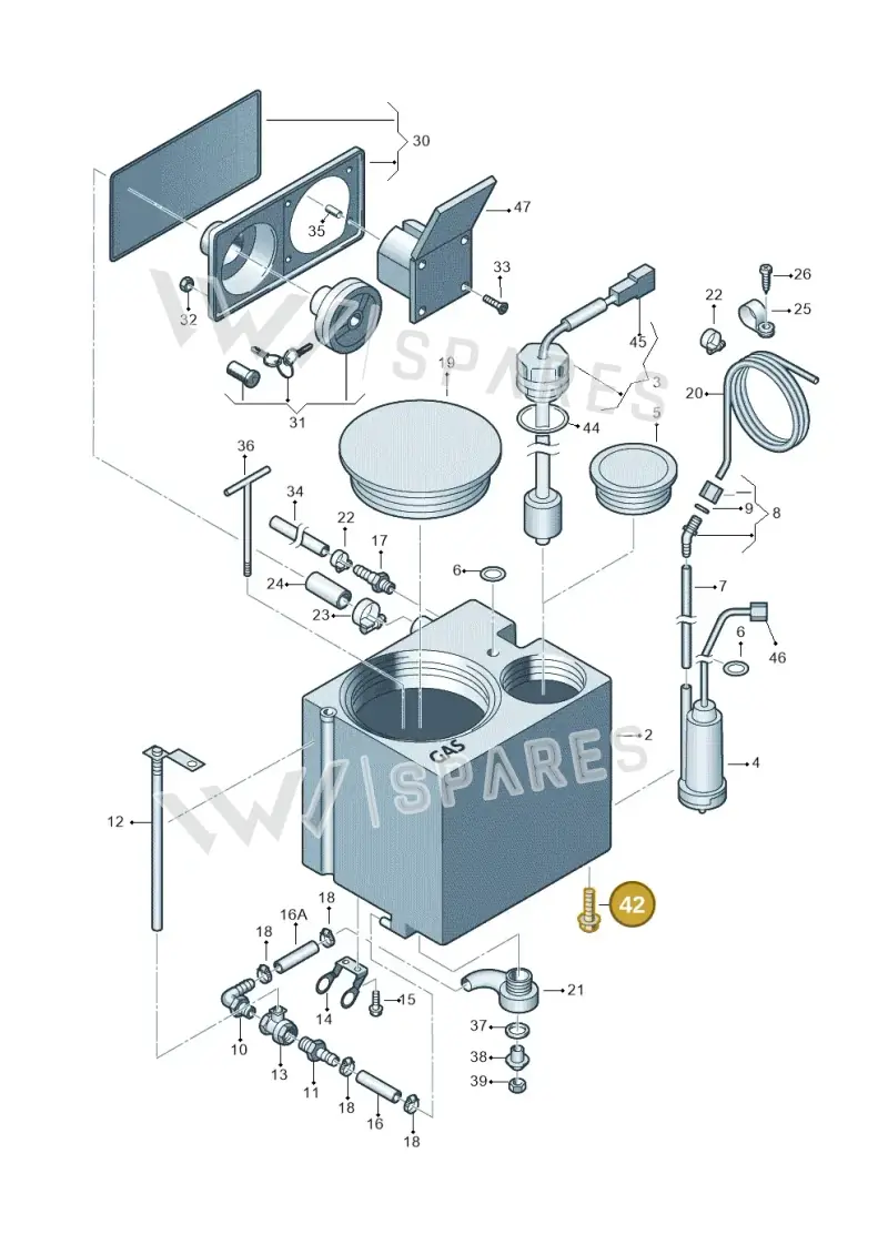 N10198505 — Volkswagen Caravelle (2019-2024) diagram 452068300, position 42