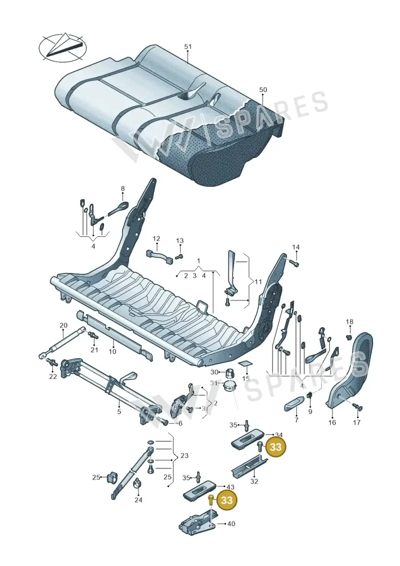 N10200602 — Volkswagen Caddy Maxi Kombi (2010-2015) diagram 690883200, position 33