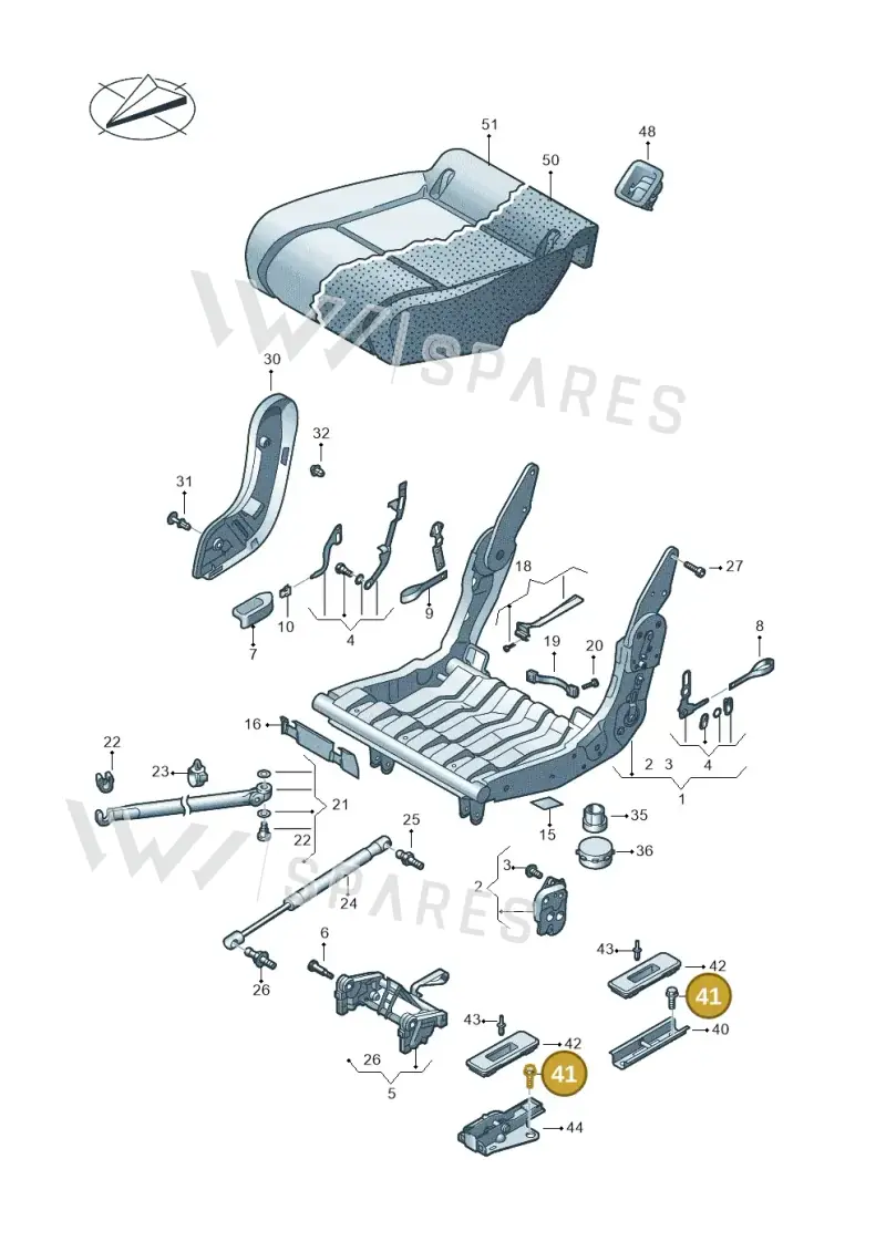 N10200602 — Volkswagen Caddy kombi (2015-2020) diagram 866883030, position 41