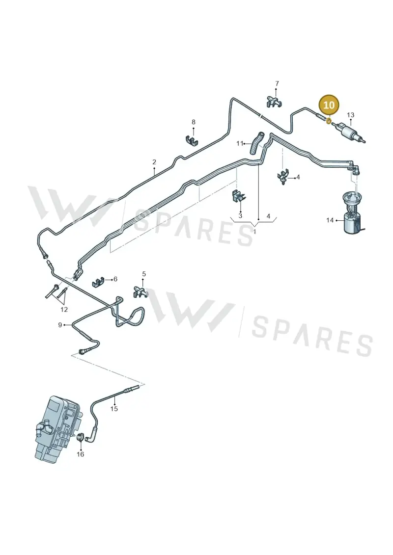 N10203501 — Volkswagen Amarok twin cab (2022-) diagram 894201300, position 10
