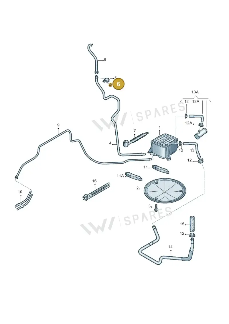 N10205803 — Audi RS6 Avant qu.5.0 (2007-2010) diagram 448201700, position 6