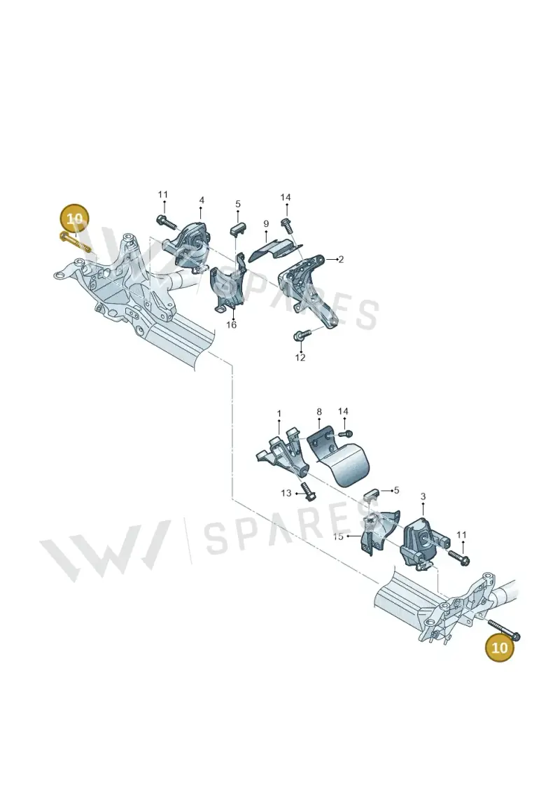 N10207602 — Audi A6 Avant (2012-2018) diagram 788199750, position 10