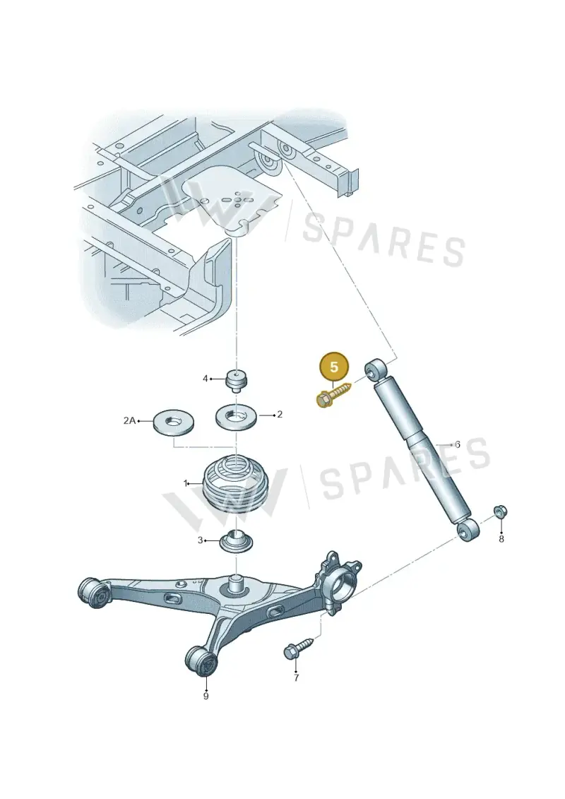 N10209605 — Volkswagen Transport. multivan (2019-2024) diagram 410511000, position 5