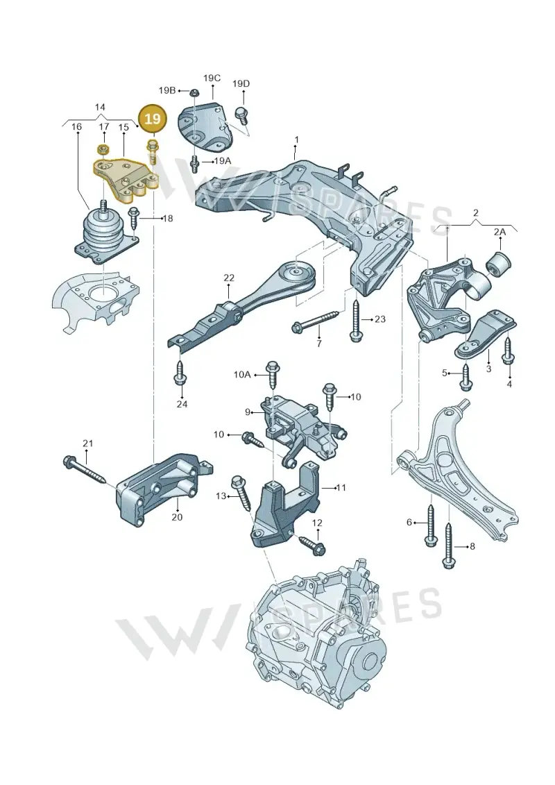N10220404 — Volkswagen POLO (2005-) diagram 253199200, position 19