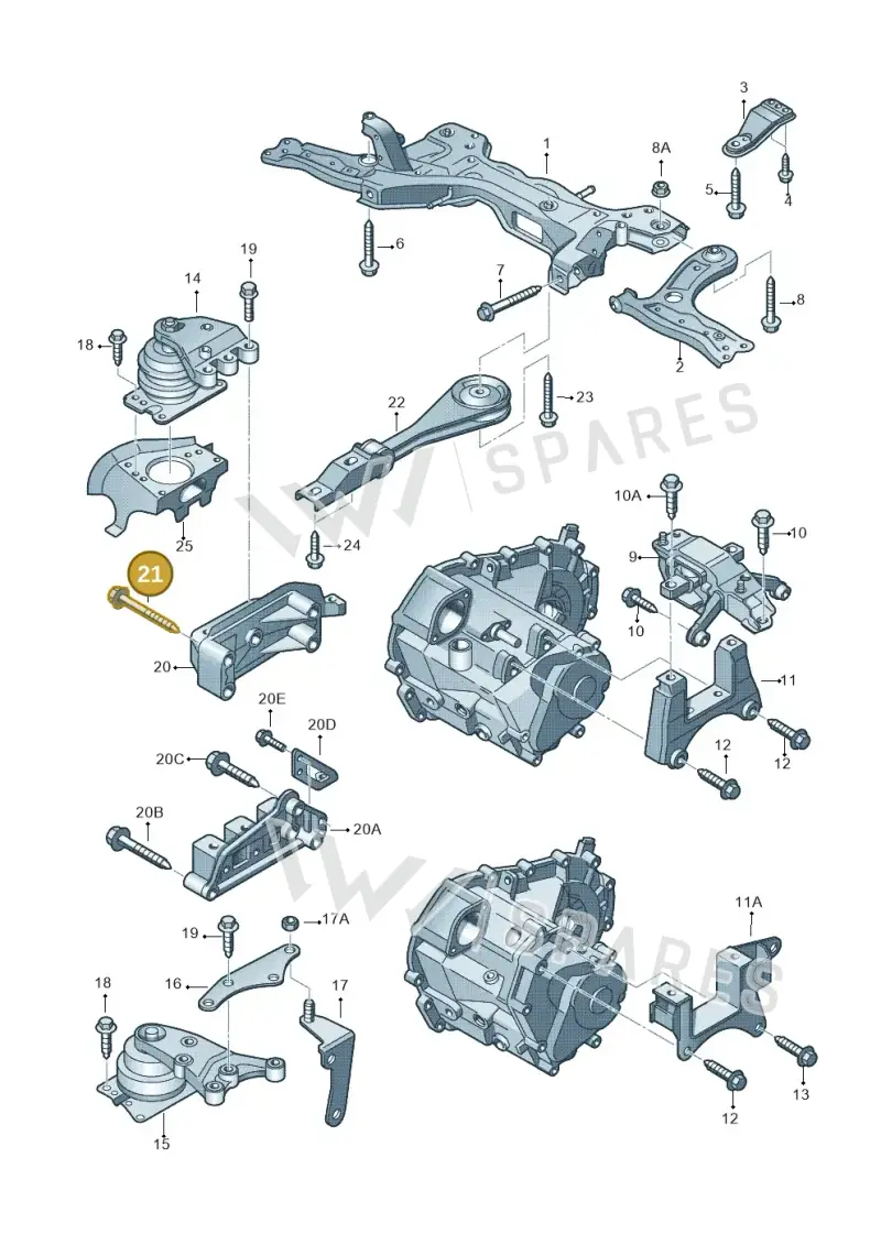 N10220404 — Skoda Roomster (2010-2015) diagram 672199250, position 21