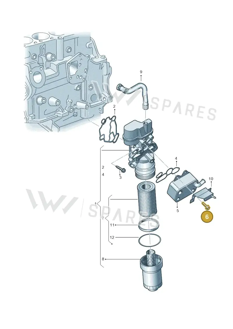 N10225402 — Volkswagen Polo (2012-2014) diagram 412115300, position 6