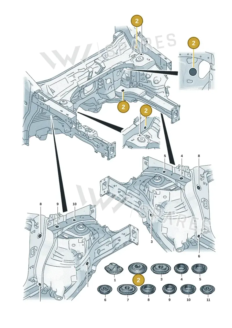 N10226501 — Volkswagen Tiguan 2.0 (2023-) diagram 57x803660, position 2