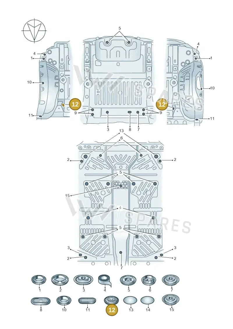N10226601 — Audi Q4 Sportback (2021-2025) diagram 89a803040, position 12