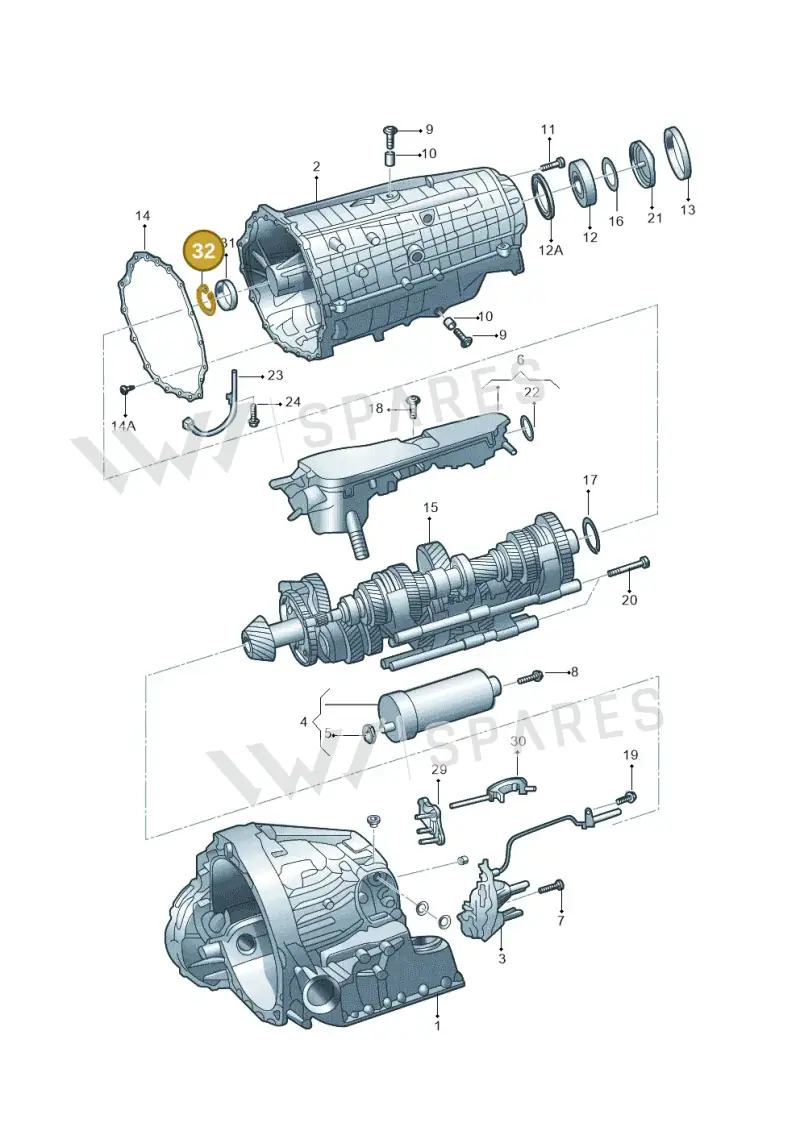 N10229802 — Audi A6 L 2.0 (2018-) diagram 577325076, position 32