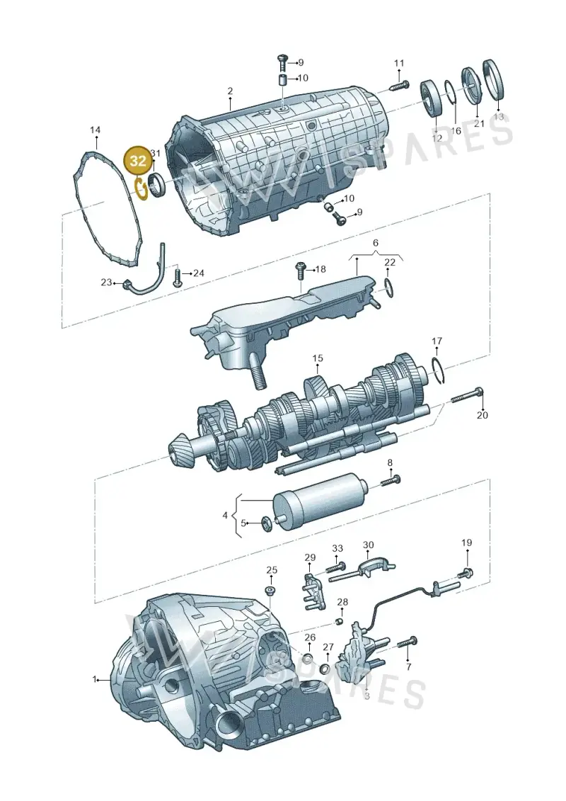 N10229802 — Audi A6 (2018-2025) diagram 798325810, position 32