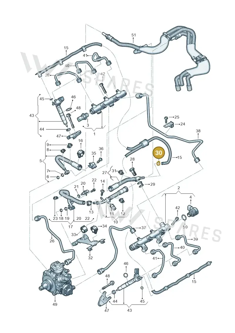 N10231301 — Volkswagen Amarok twin cab (2022-) diagram 738130900, position 30